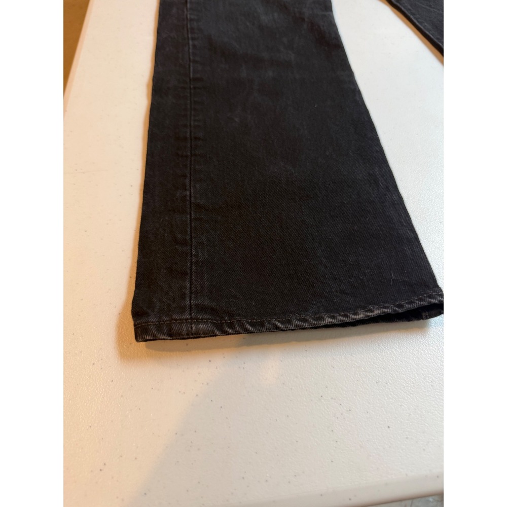 Levis 501 Original Fit Black Straight Leg Jeans‎ Mens W34 L29 Button Fly Denim - Picture 3 of 14